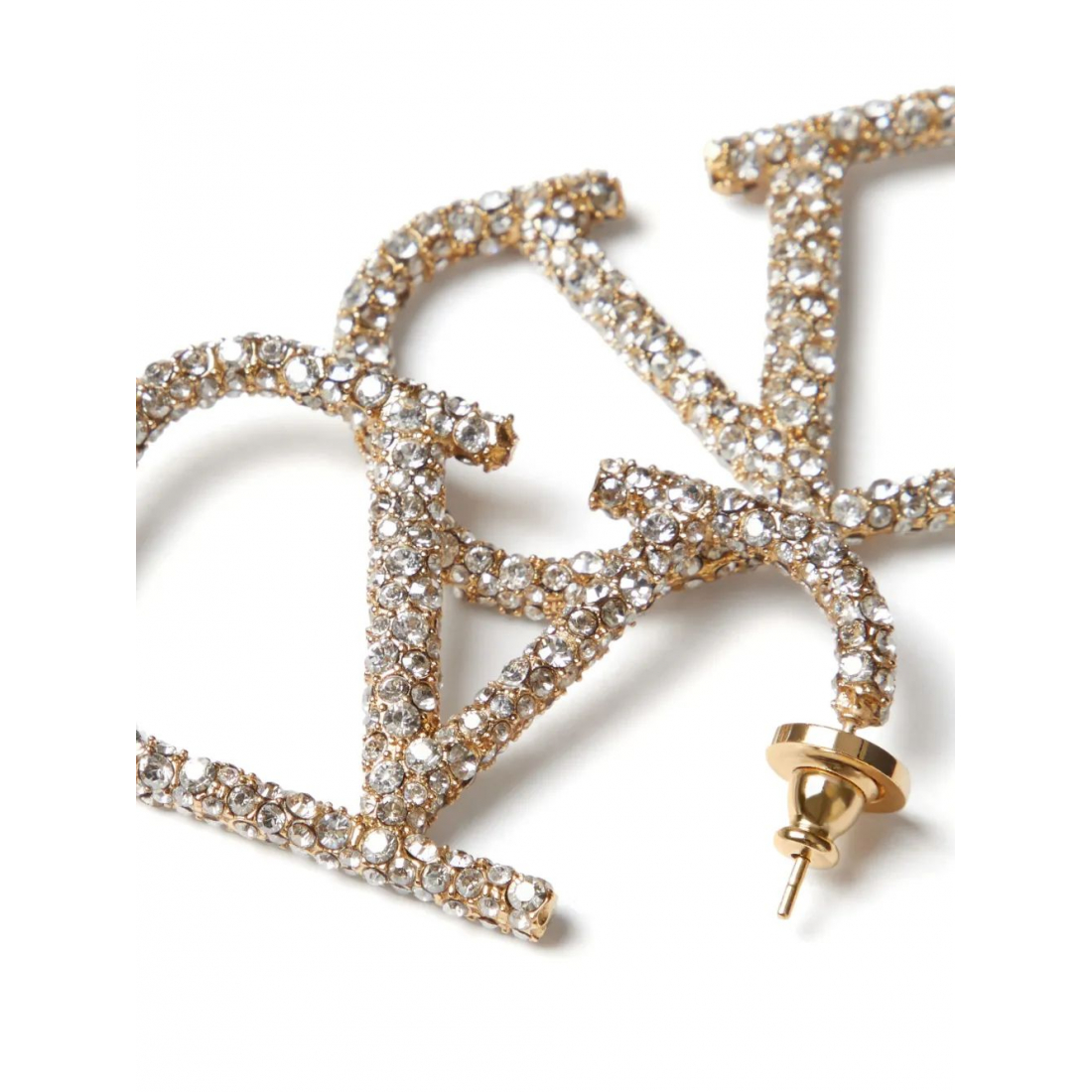'VLogo Signature Crystal-Embellished' Ohrringe für Damen