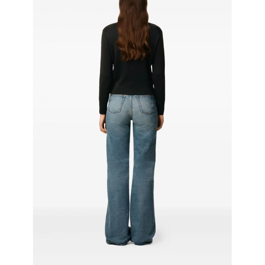 'Heart-Embroidered' Pullover für Damen