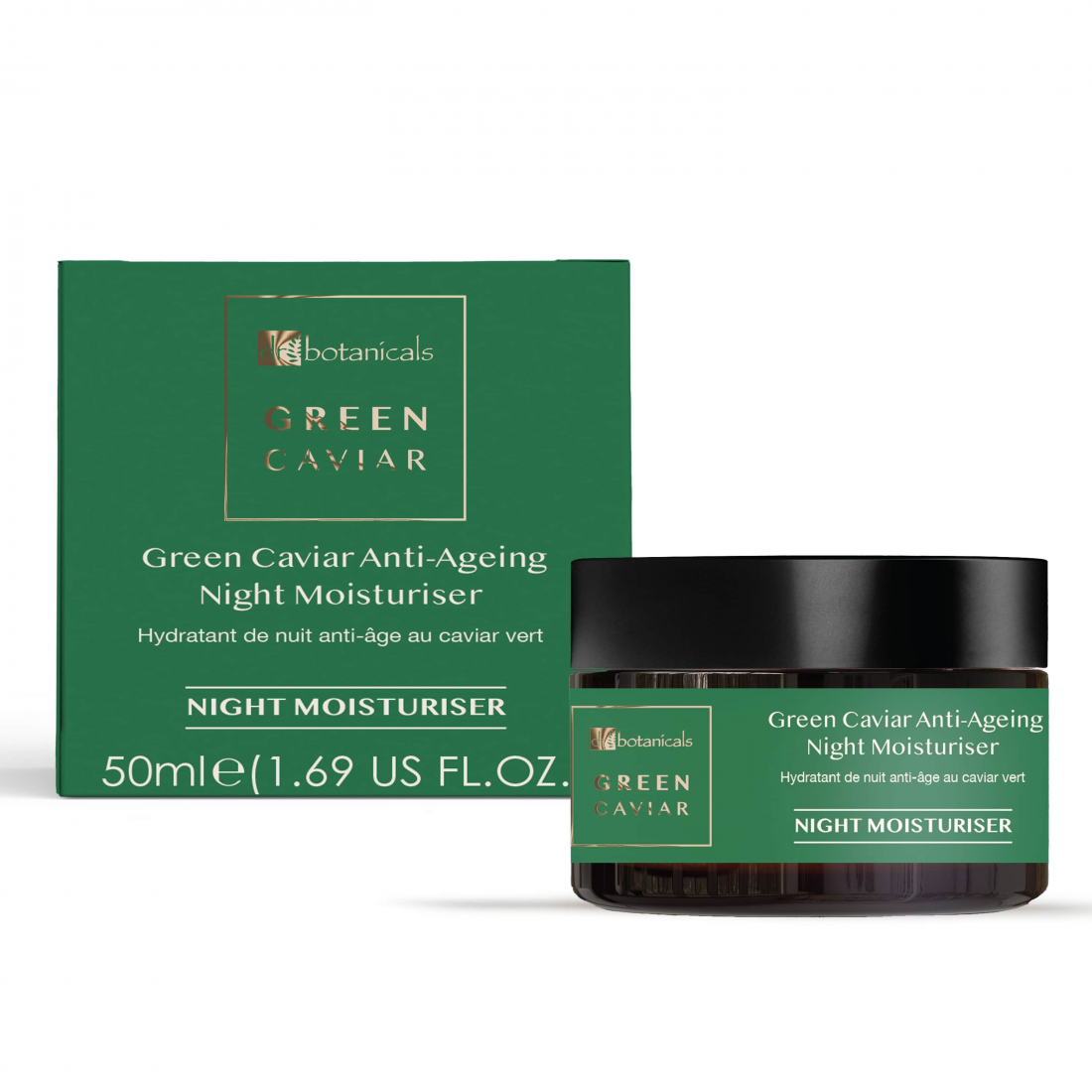Crème de nuit anti-âge 'Green Caviar & Argan Oil Anti-Oxidant' - 50 ml