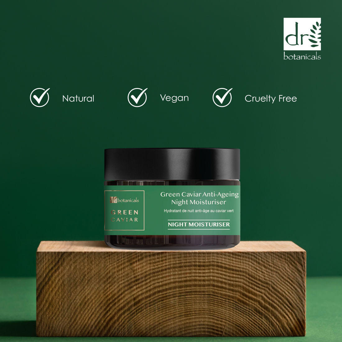 Crème de nuit anti-âge 'Green Caviar & Argan Oil Anti-Oxidant' - 50 ml