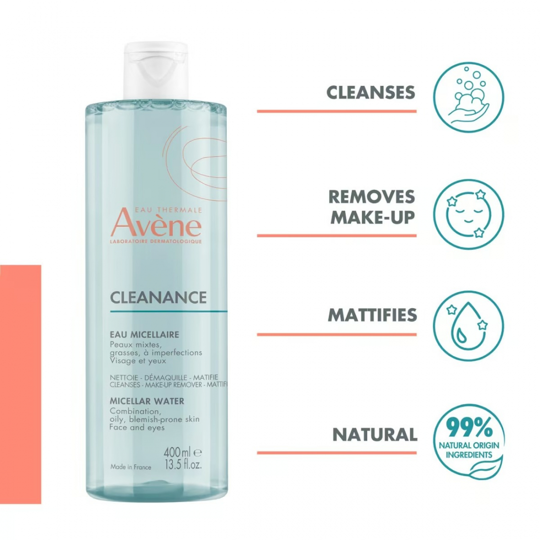 Cleanance Eau Micellaire - 400 ml