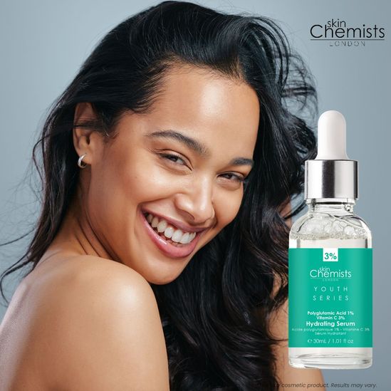 'Youth Series Hydrating Polyglutamic Acid 1% Vitamin C 3%' Face Serum - 30 ml