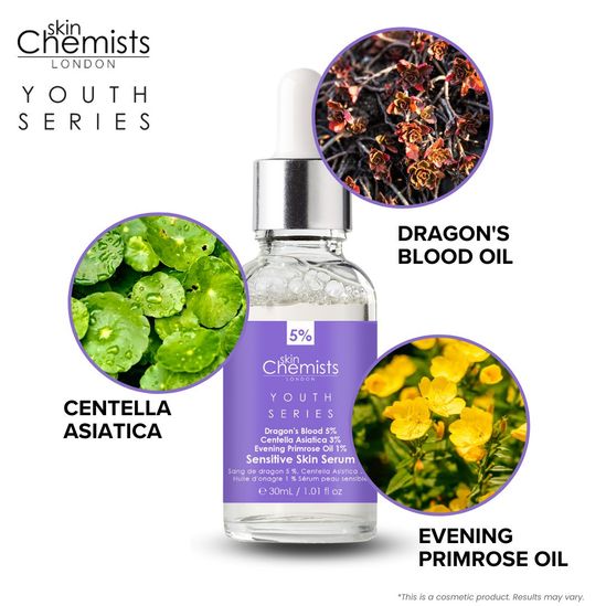 'Youth Series Dragon'S Blood 5% Centella Asiatica 3% Evening' Face Serum - 30 ml