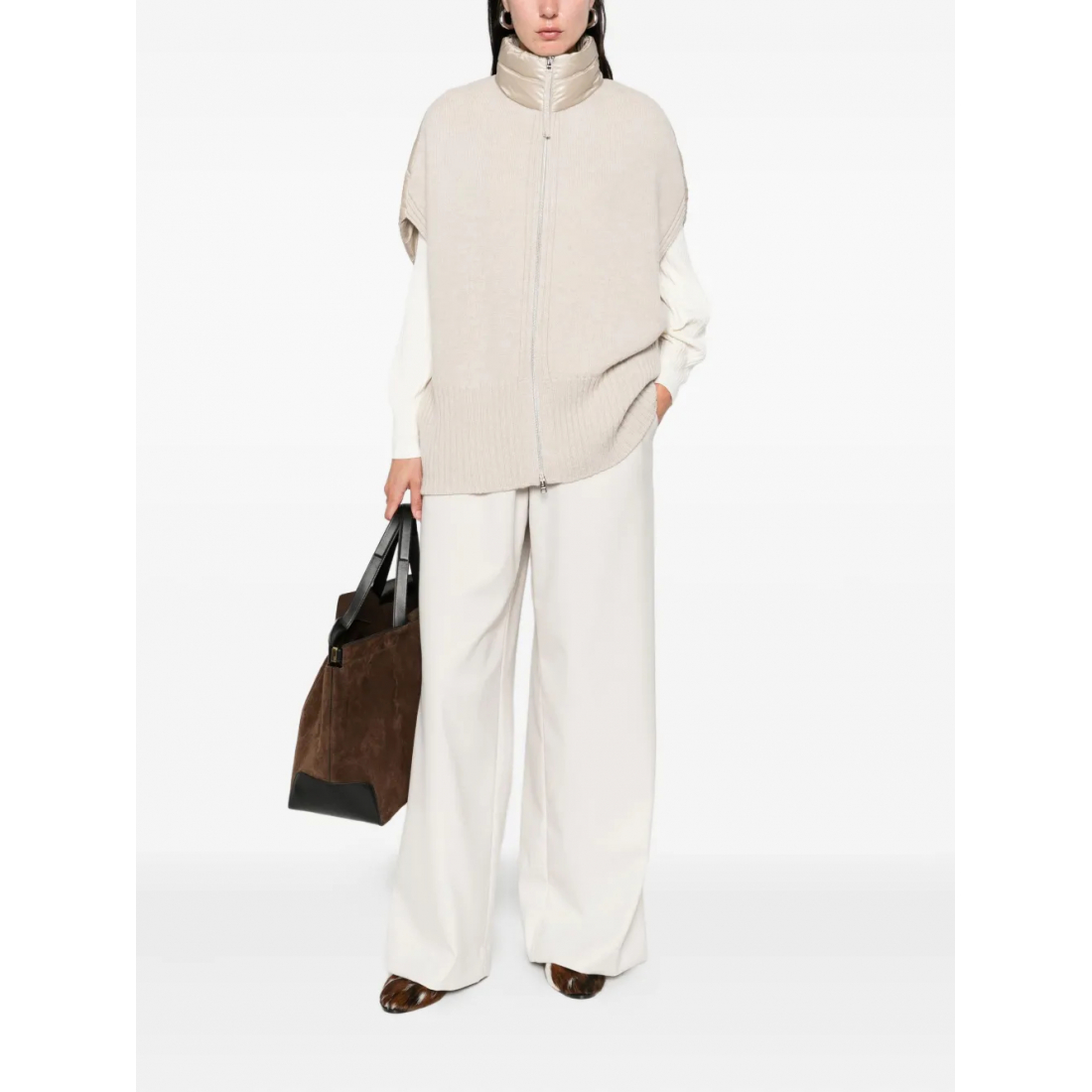 Gilet 'Sleeveless Zip-Front' pour Femmes