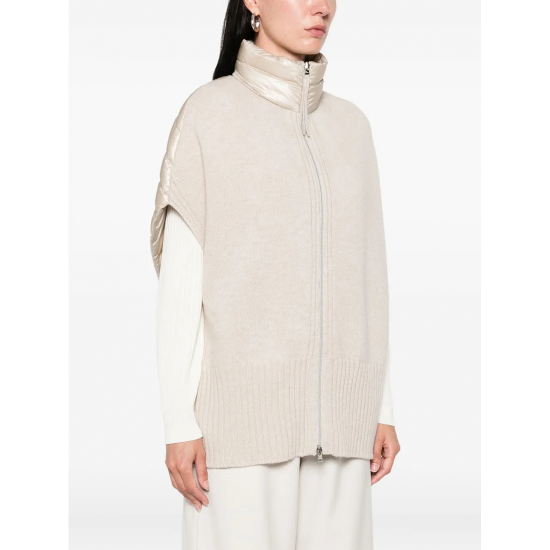 Gilet 'Sleeveless Zip-Front' pour Femmes