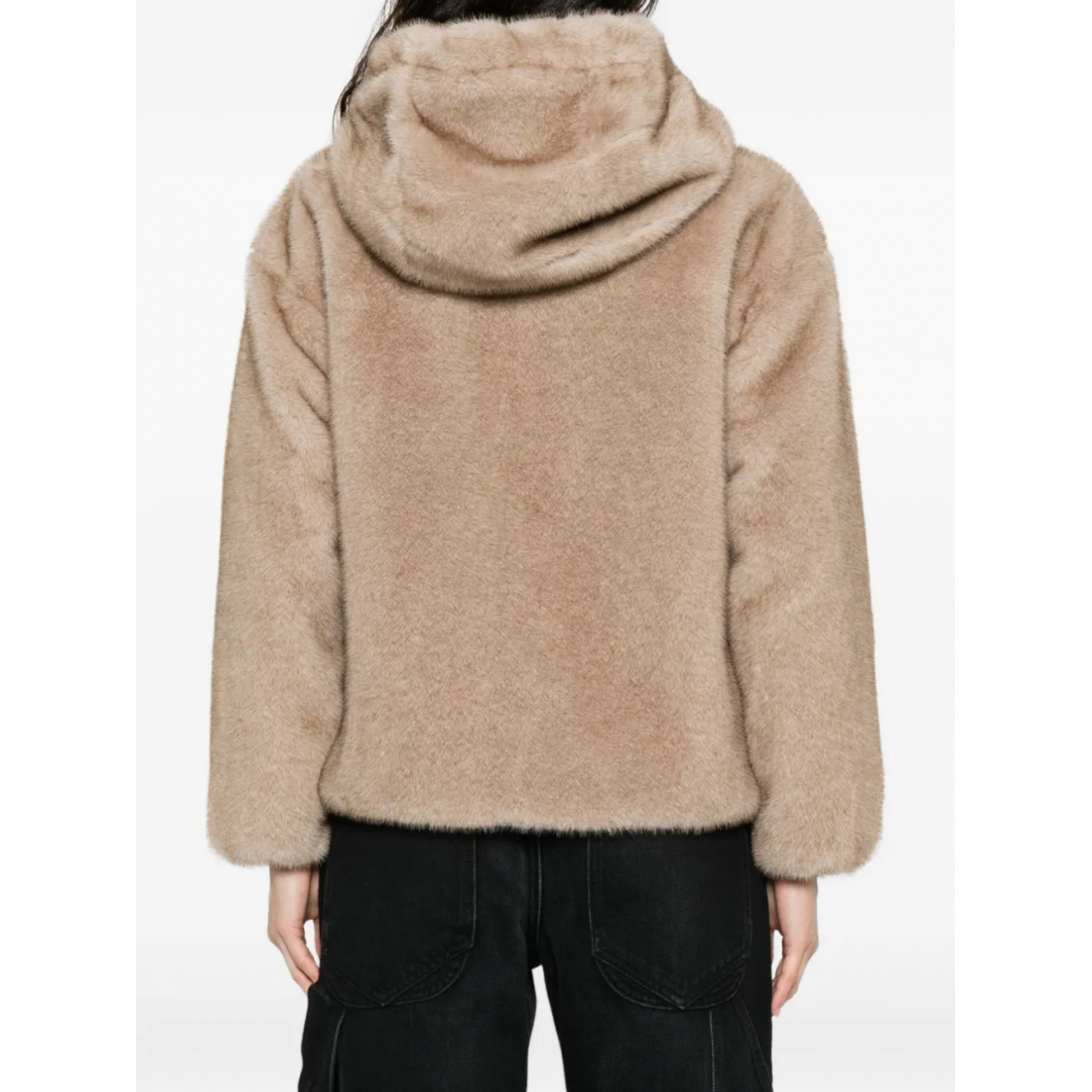 Manteau Teddy 'Hooded Zip-Up' pour Femmes