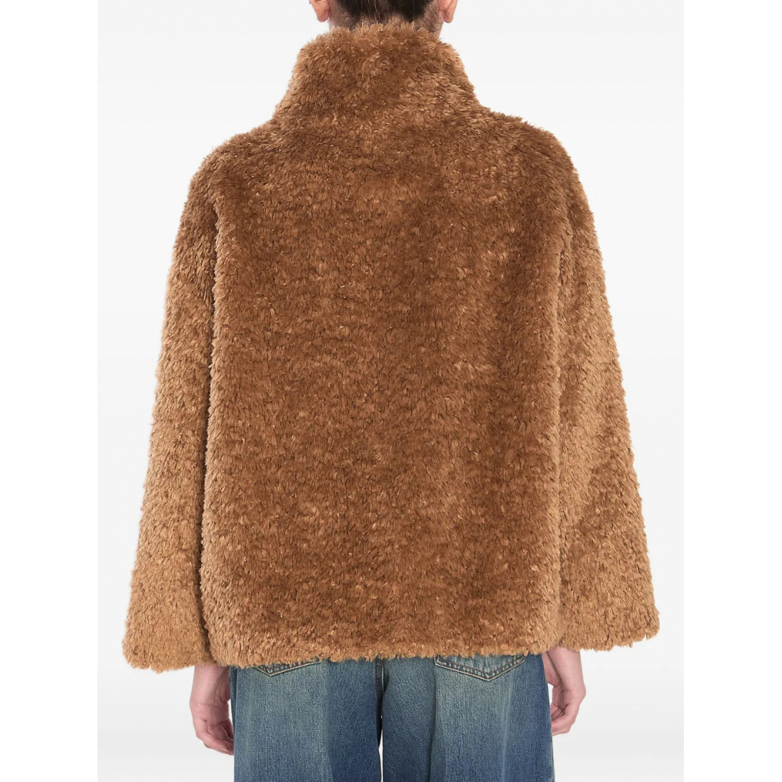 Manteau Teddy 'High-Collar' pour Femmes