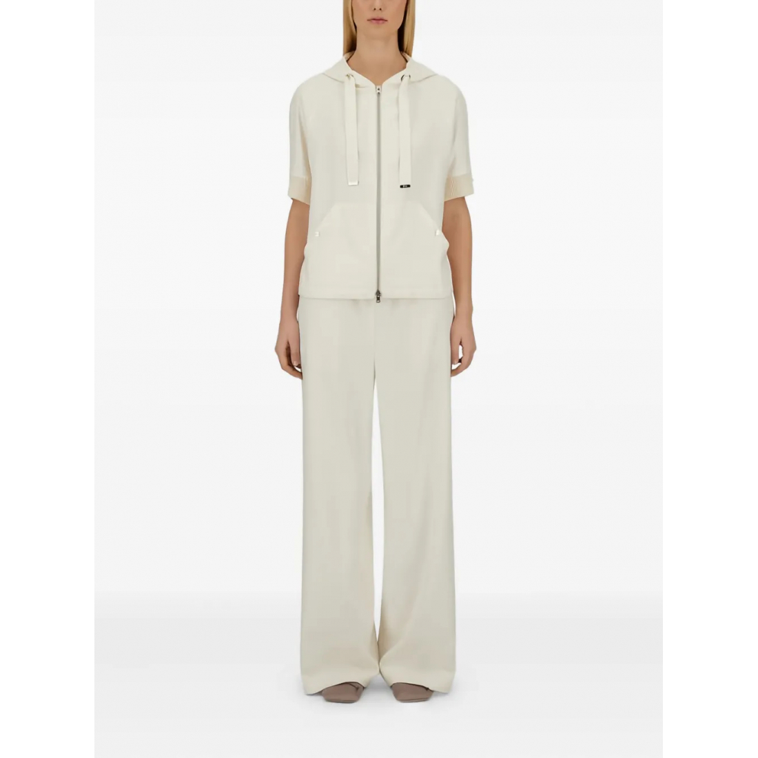 Veste 'Hooded Zip-Front' pour Femmes