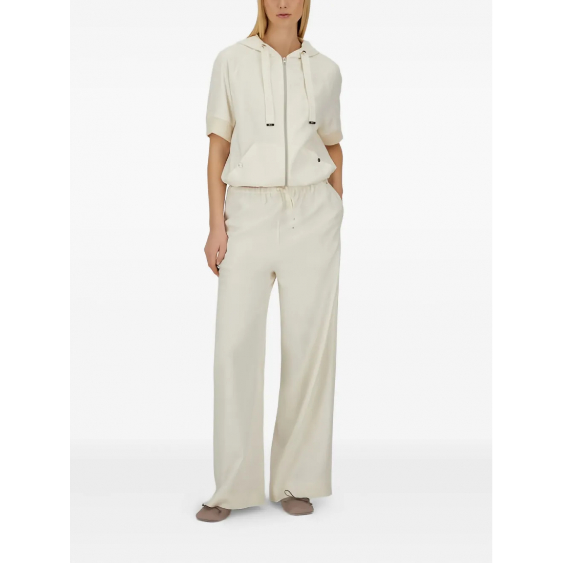 Veste 'Hooded Zip-Front' pour Femmes