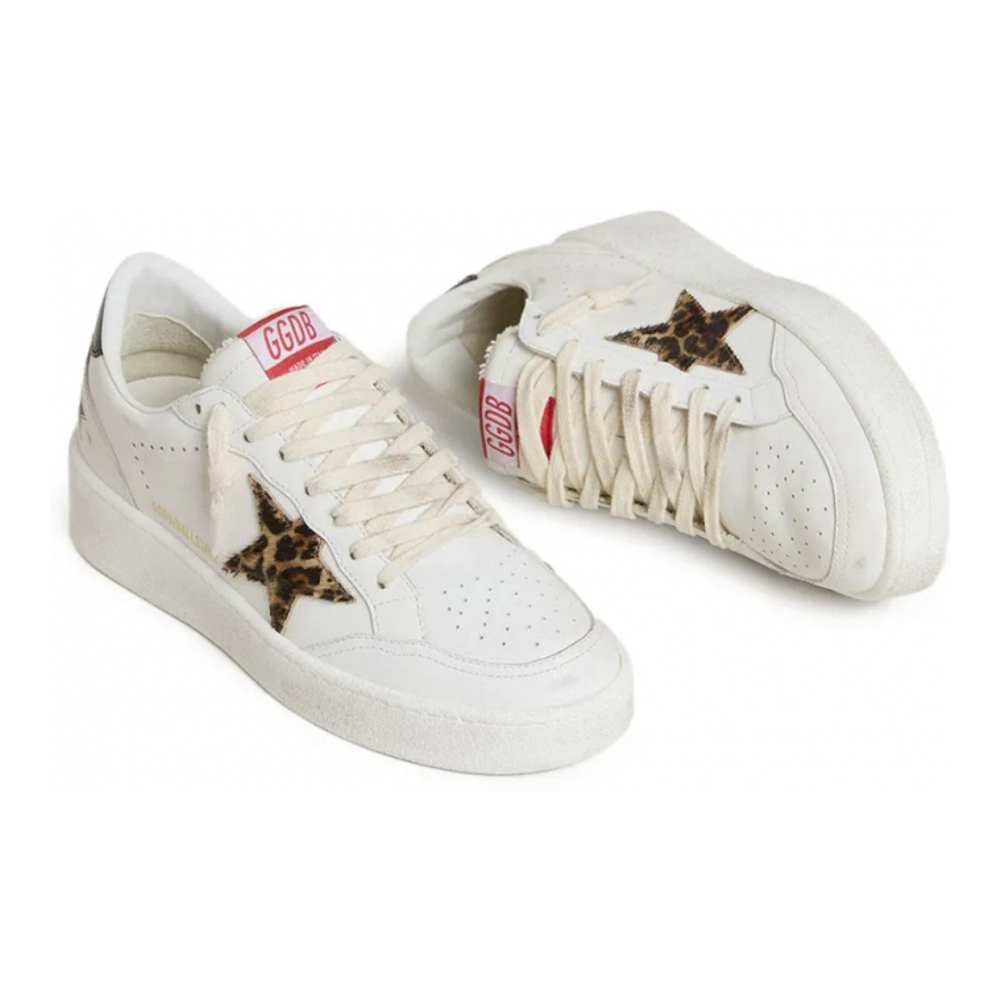 Sneakers 'Leopard-Print Star' pour Femmes
