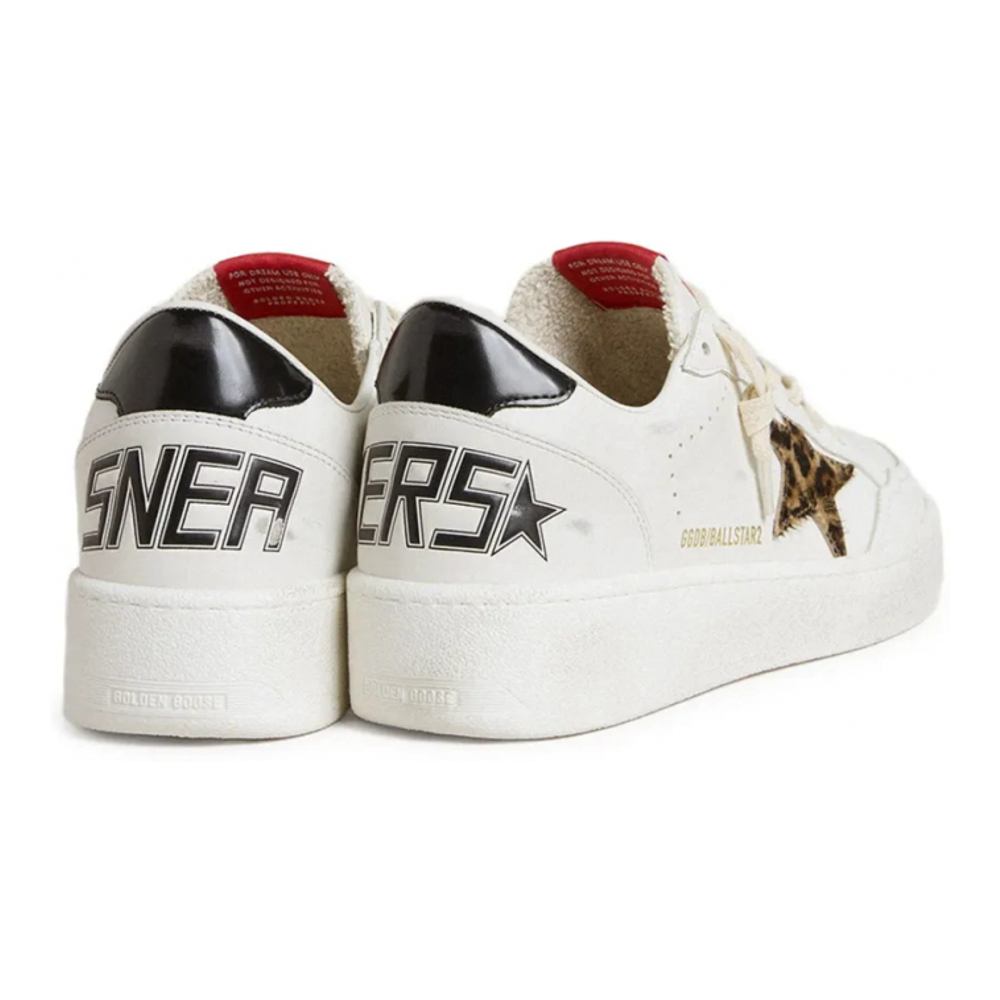 Sneakers 'Leopard-Print Star' pour Femmes