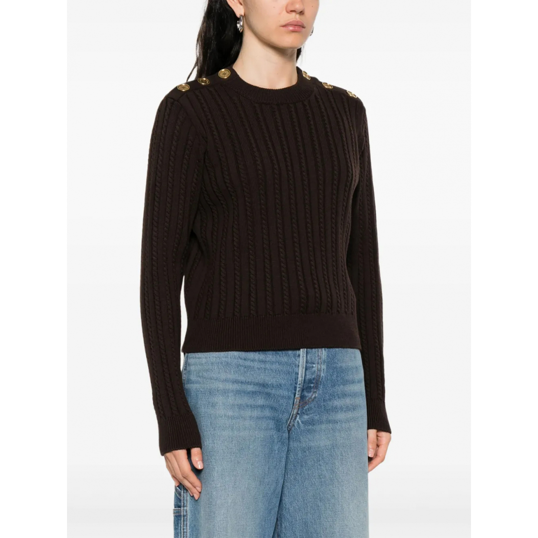 Pull 'Cable-Knit' pour Femmes