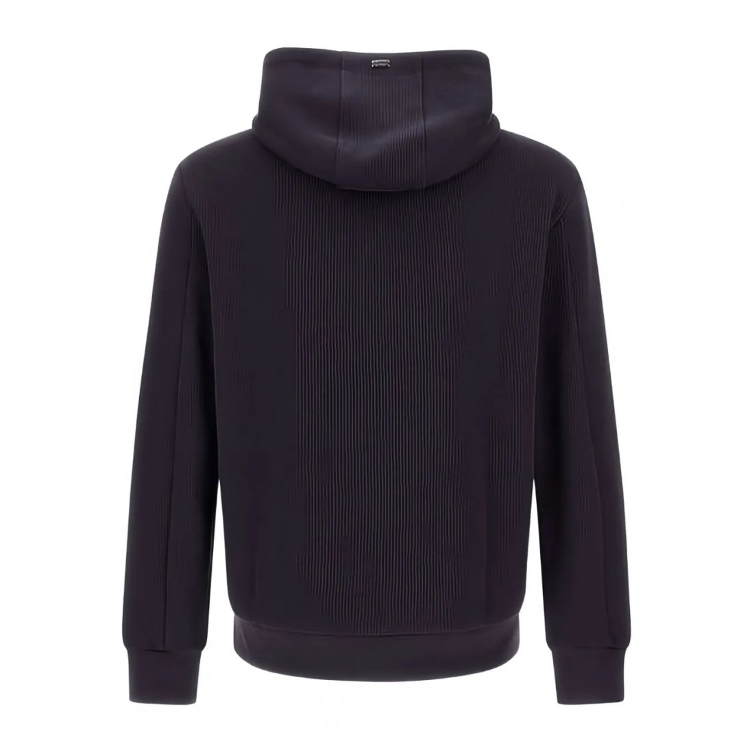 Men's 'Ribbed Panelled Zip-Front' Hoodie