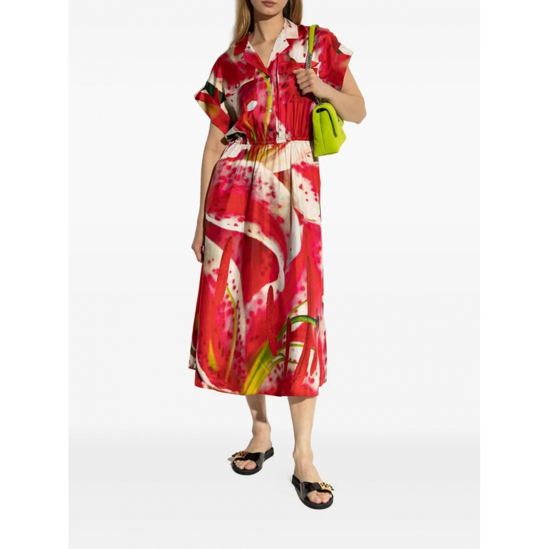 Claquettes 'Logo-Buckle' pour Femmes