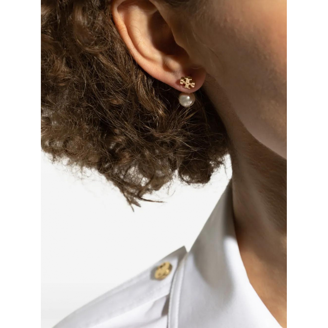 Boucles d'oreilles 'Pearl Front-Back' pour Femmes