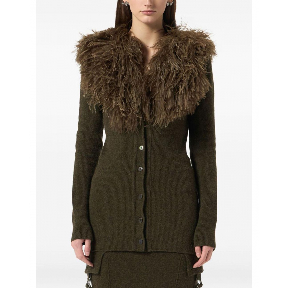 Women's 'Feather-Embellished' Cardigan