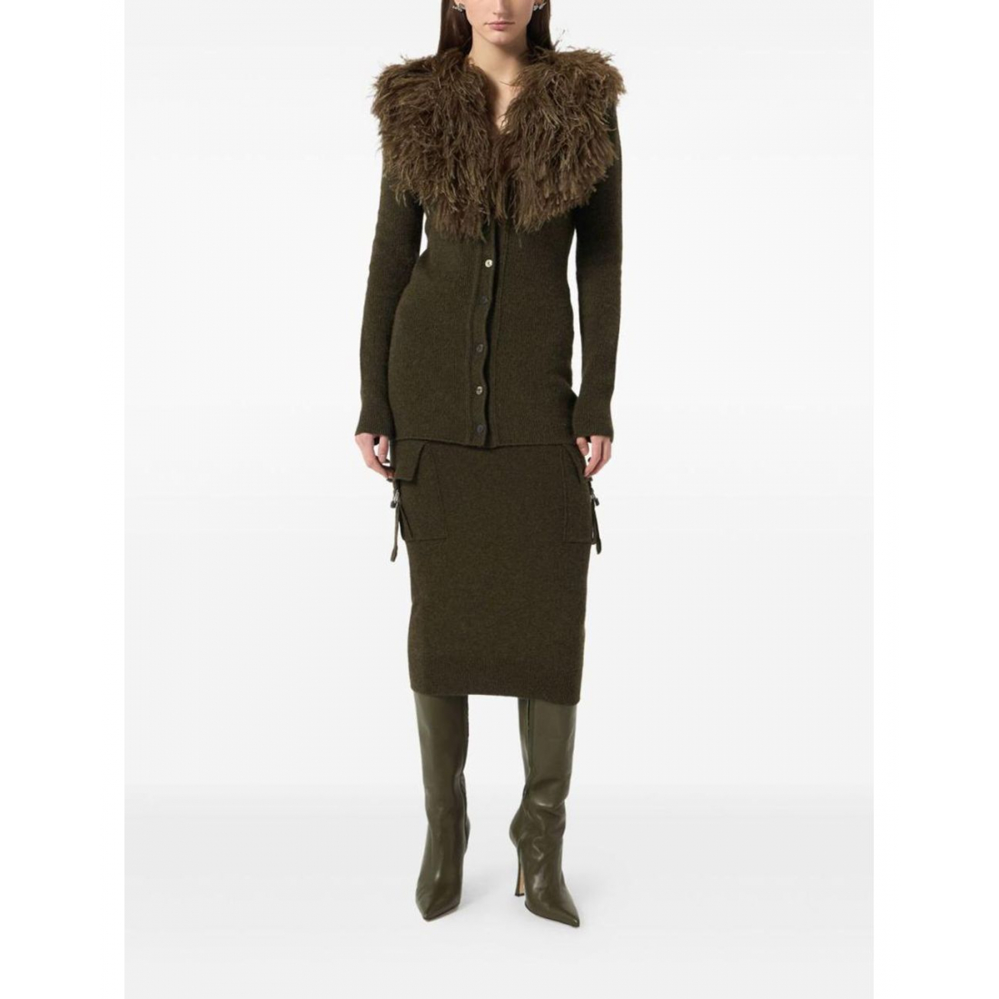 Women's 'Feather-Embellished' Cardigan