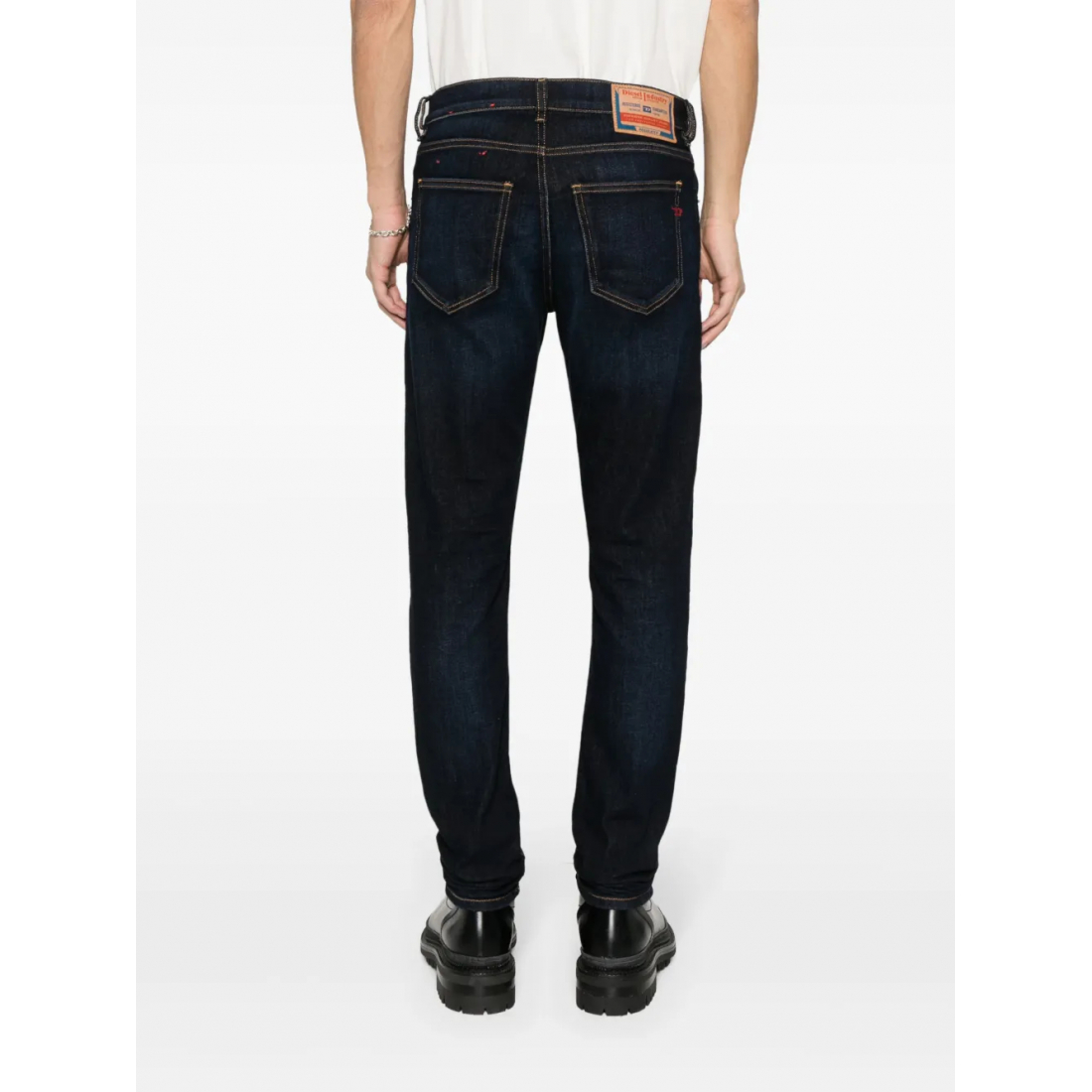 Jeans '2019 D-Strukt Mid-Rise Slim' pour Hommes