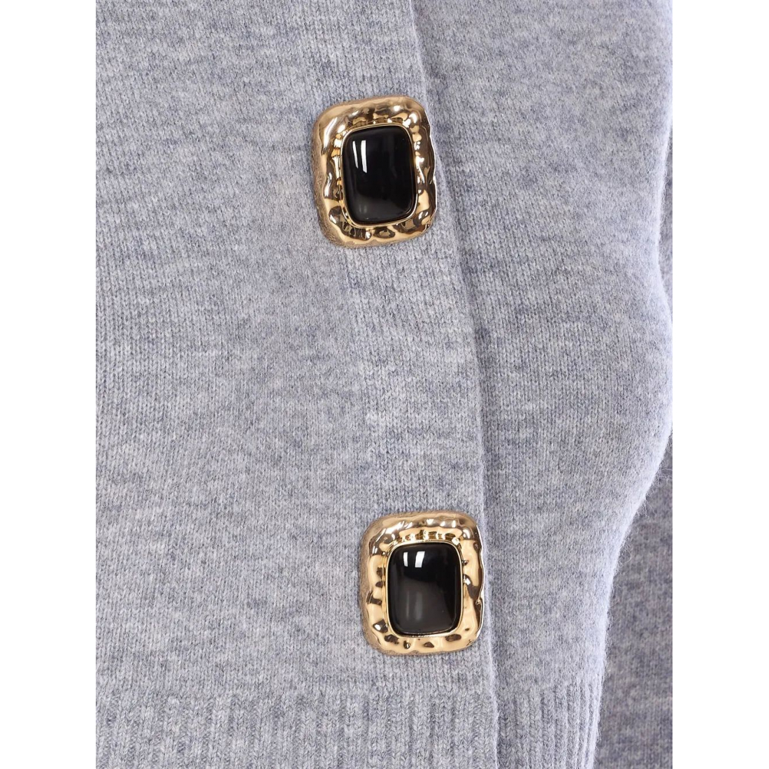 Women's 'Jewelled-Button' Cardigan