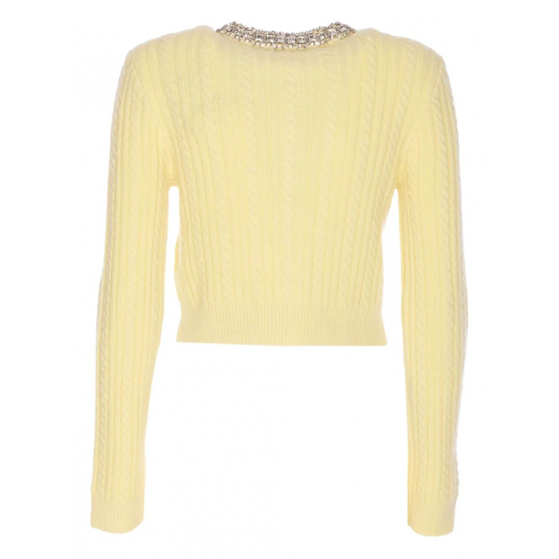 Cardigan 'Crystal-Embellished Cable-Knit' pour Femmes