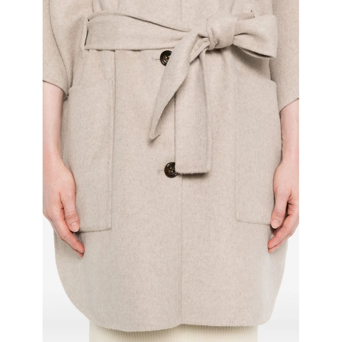 Manteau 'Button-Fastening Single-Breasted' pour Femmes