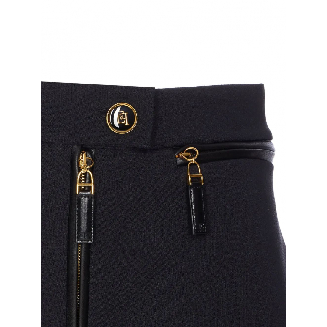 Women's 'Logo Zip-Detail Straight' Mini Skirt