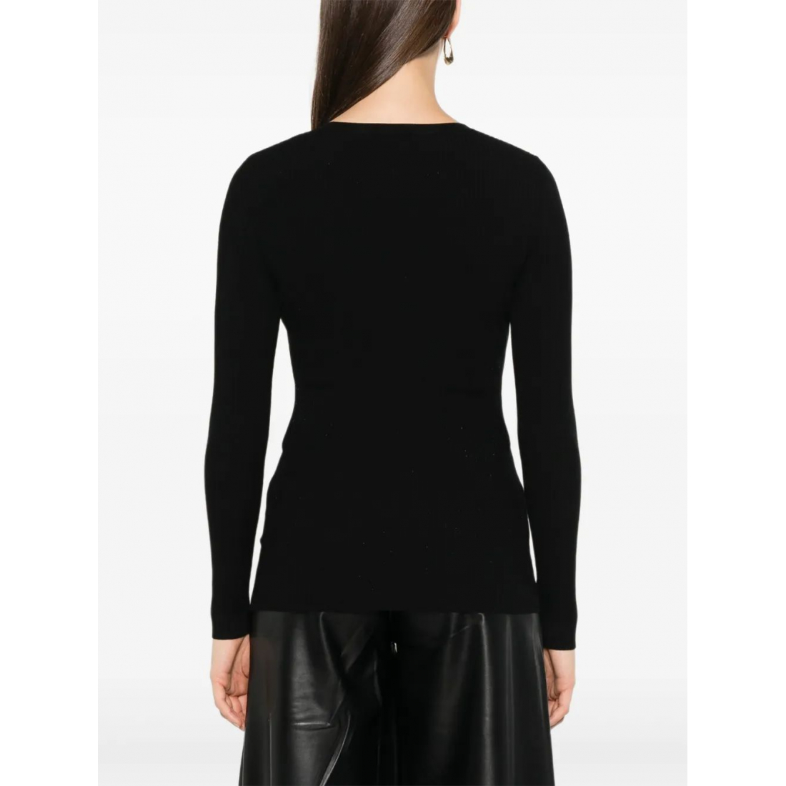 Top à manches longues 'Logo-Detail' pour Femmes