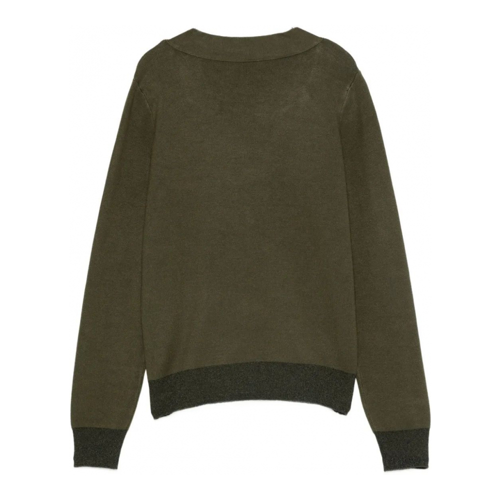 Women's 'Patterned-Insert' Sweater