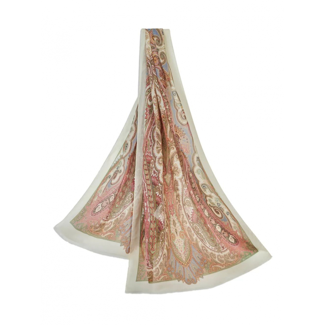 Women's 'Paisley-Print' Silk Scarf