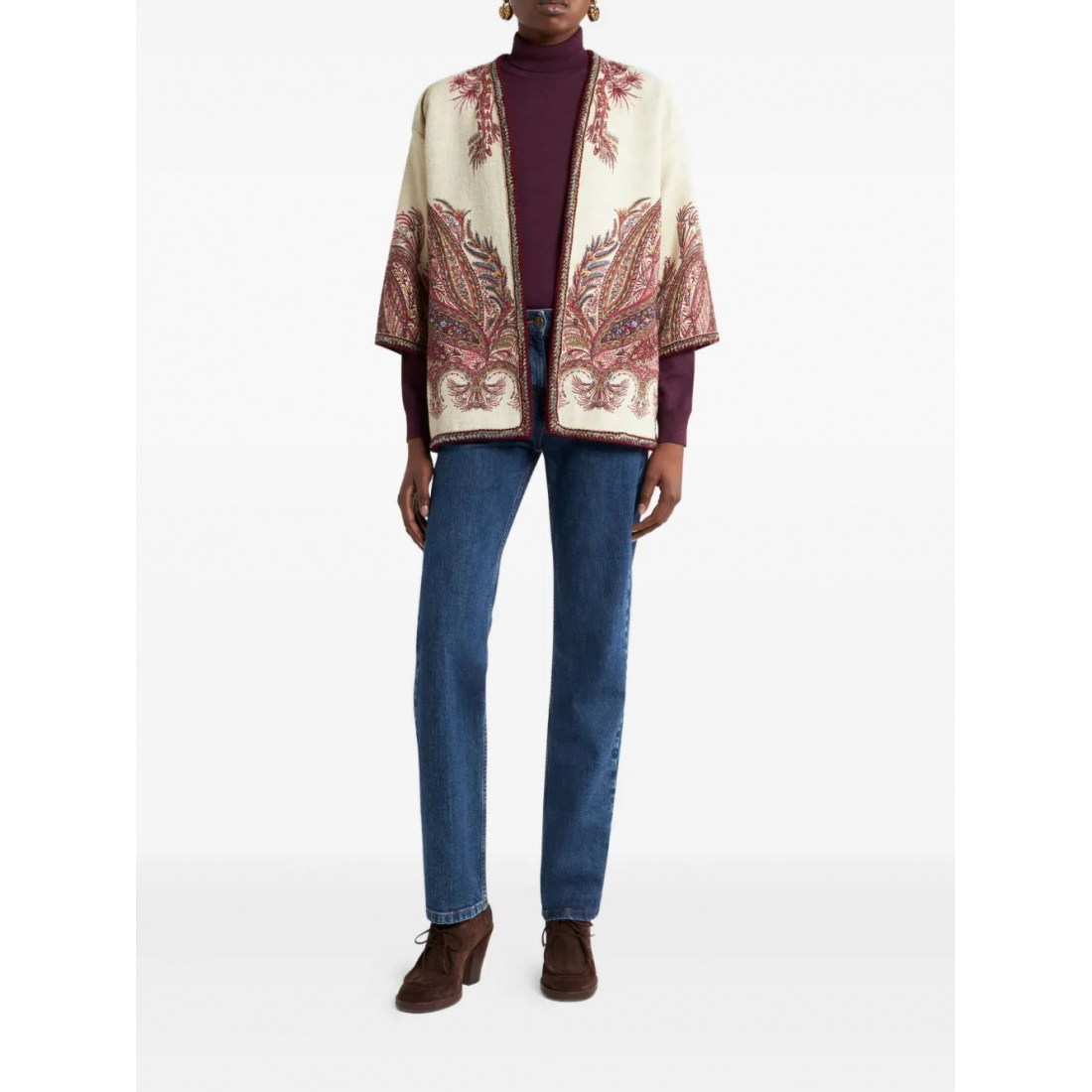 Cape 'Paisley-Patterned' pour Femmes