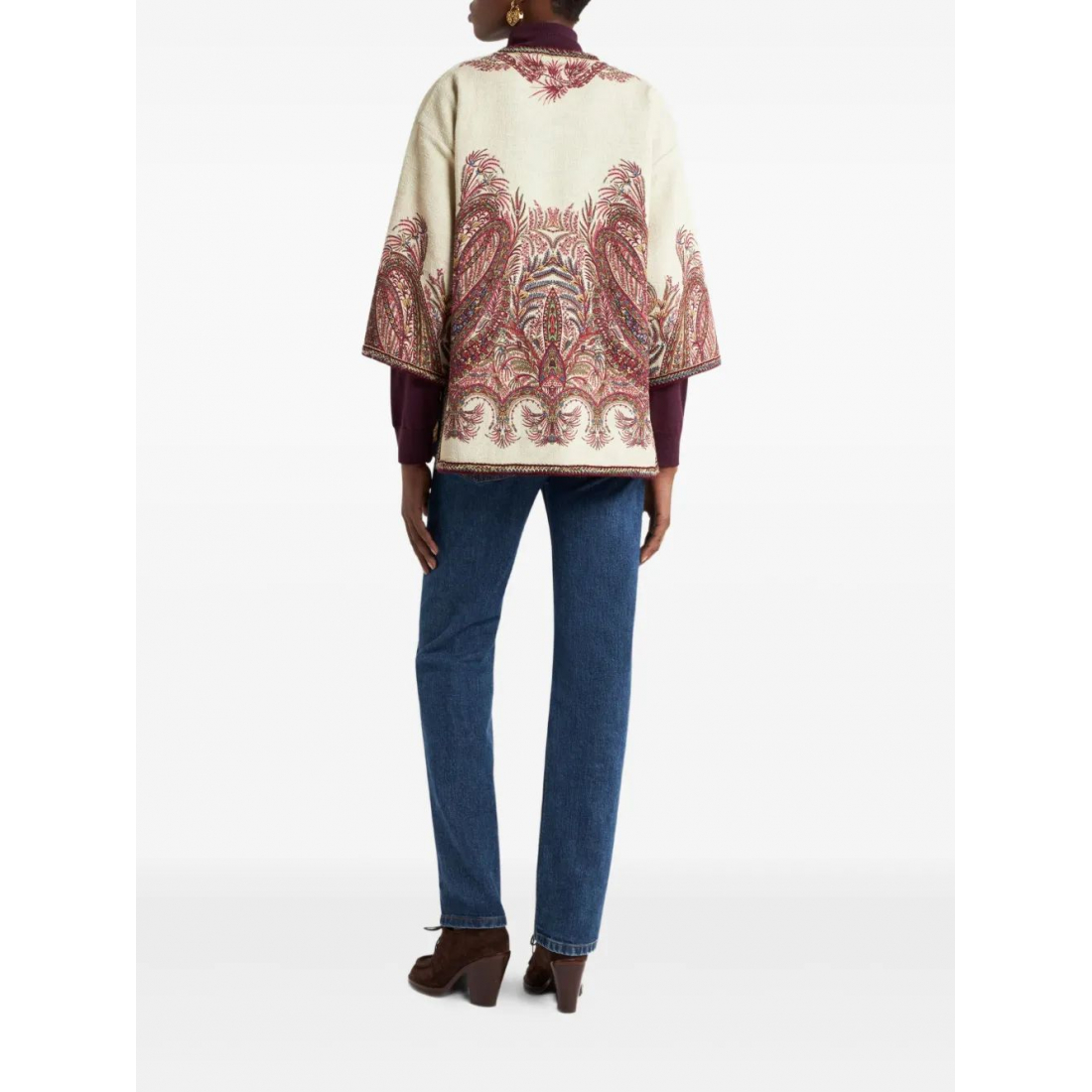 Cape 'Paisley-Patterned' pour Femmes