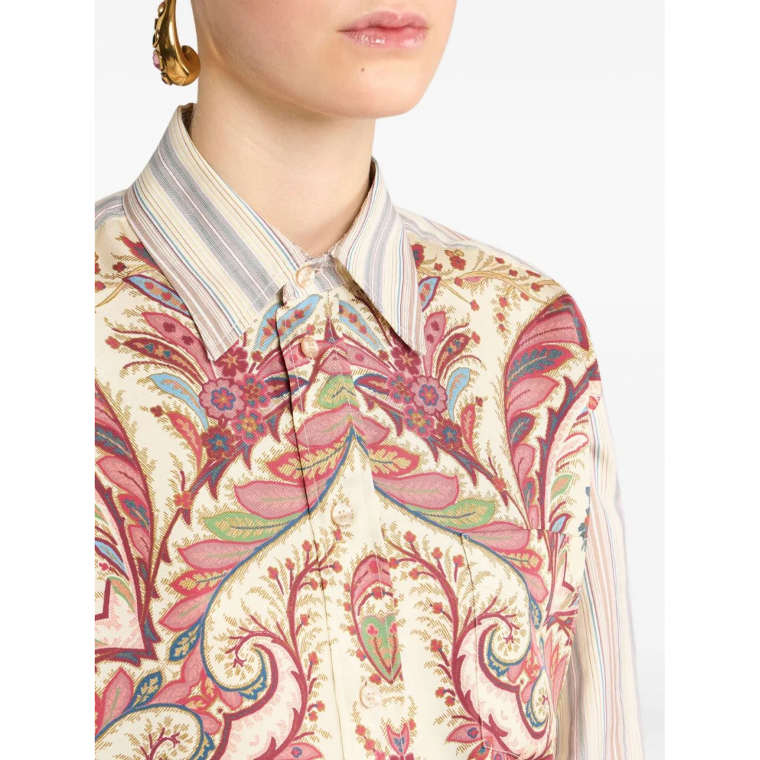 Chemise 'Paisley-Print' pour Femmes