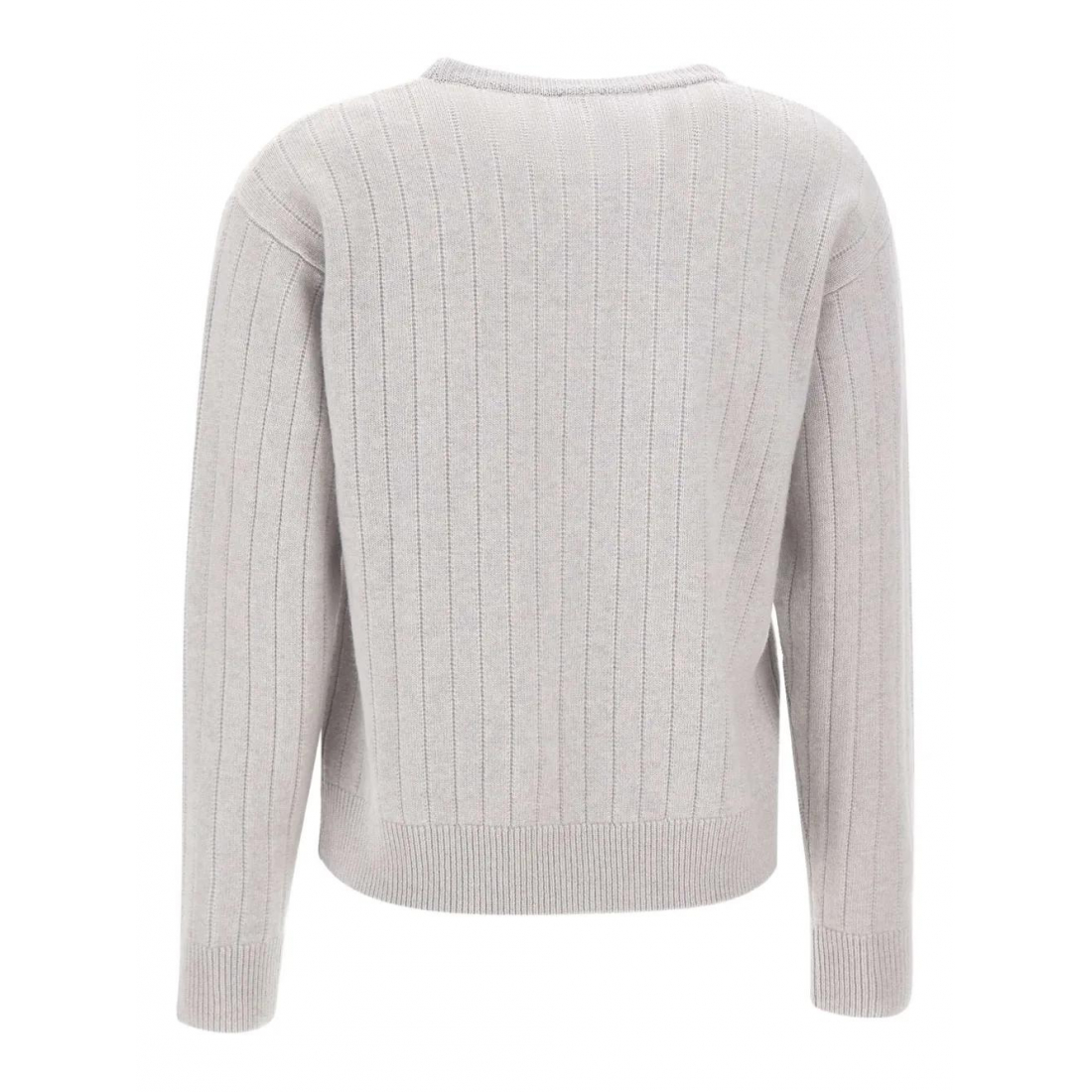 'Ribbed' Kaschmirpullover für Damen