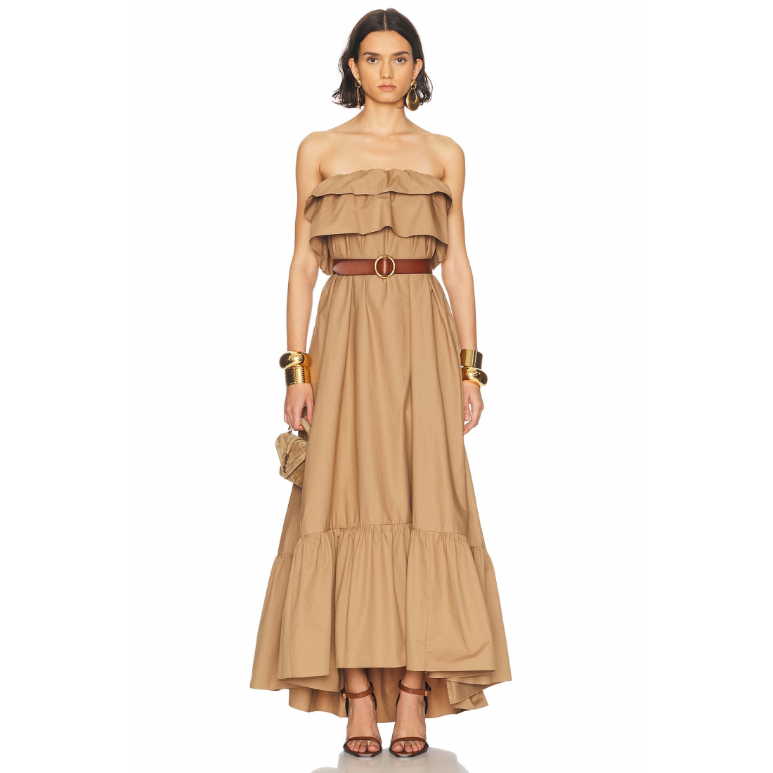 Robe sans manches 'Ruffle' pour Femmes