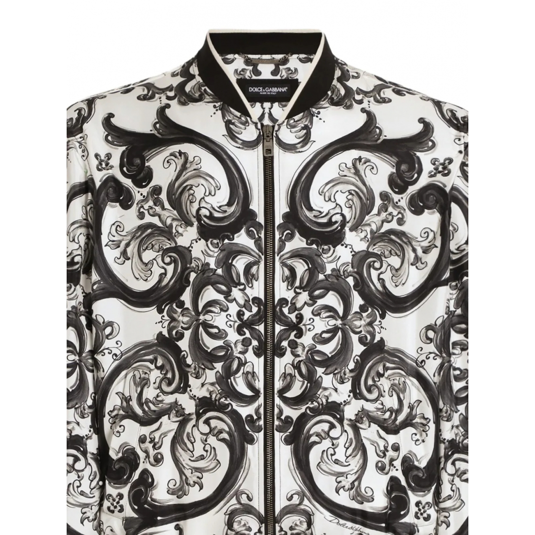 Men's 'Maiolica Pattern' Bomber Jacket