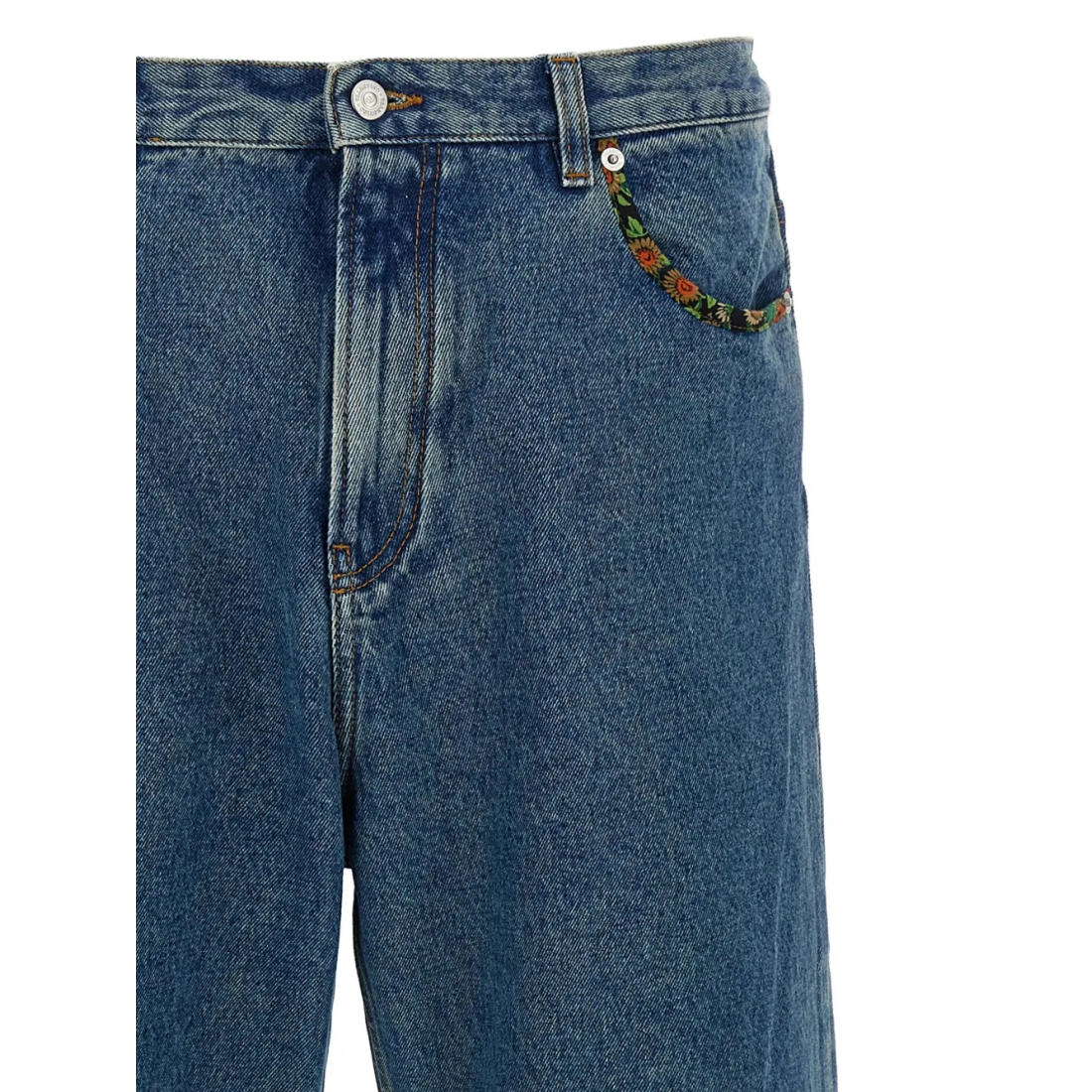 Jeans 'Floral-Insert' pour Hommes