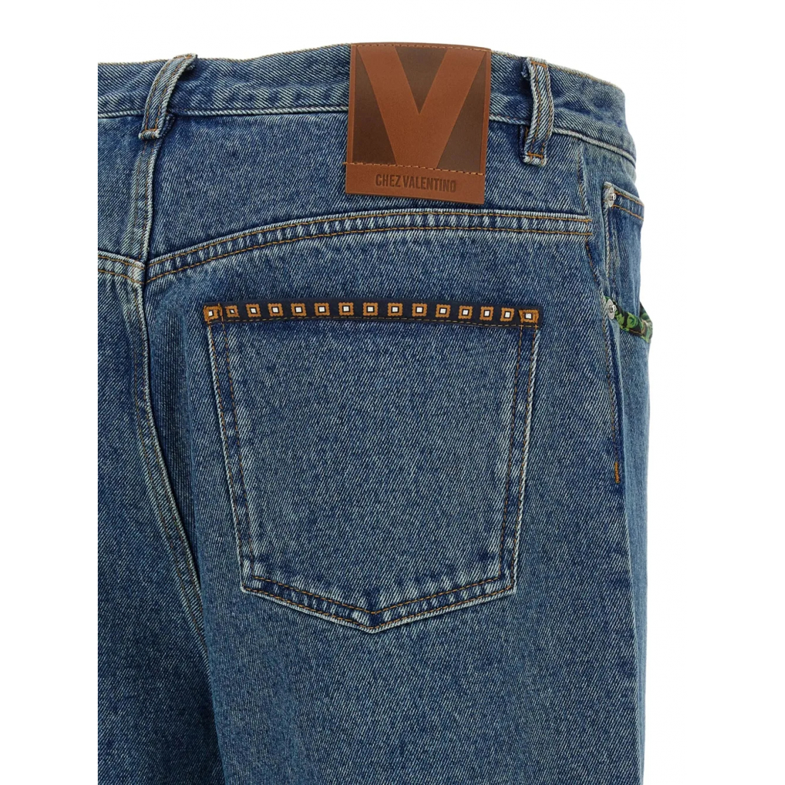 Jeans 'Floral-Insert' pour Hommes