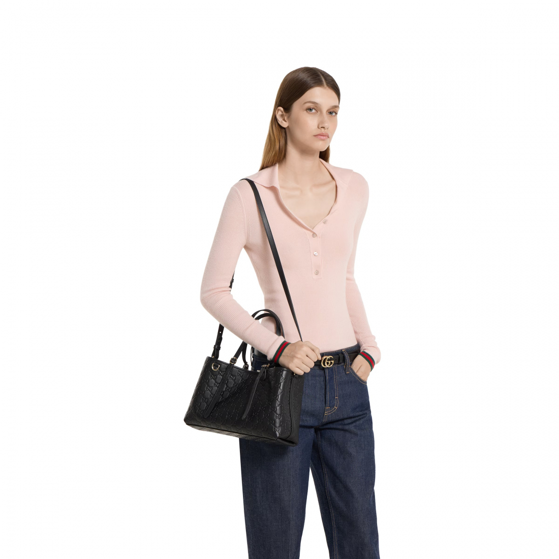 Sac Cabas 'GG Emblem medium' pour Femmes