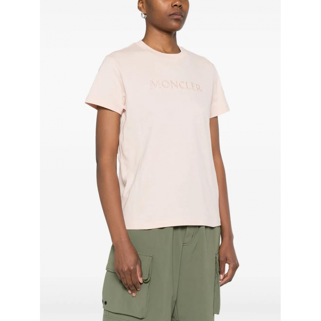 Women's 'Logo-Embroidered' T-Shirt