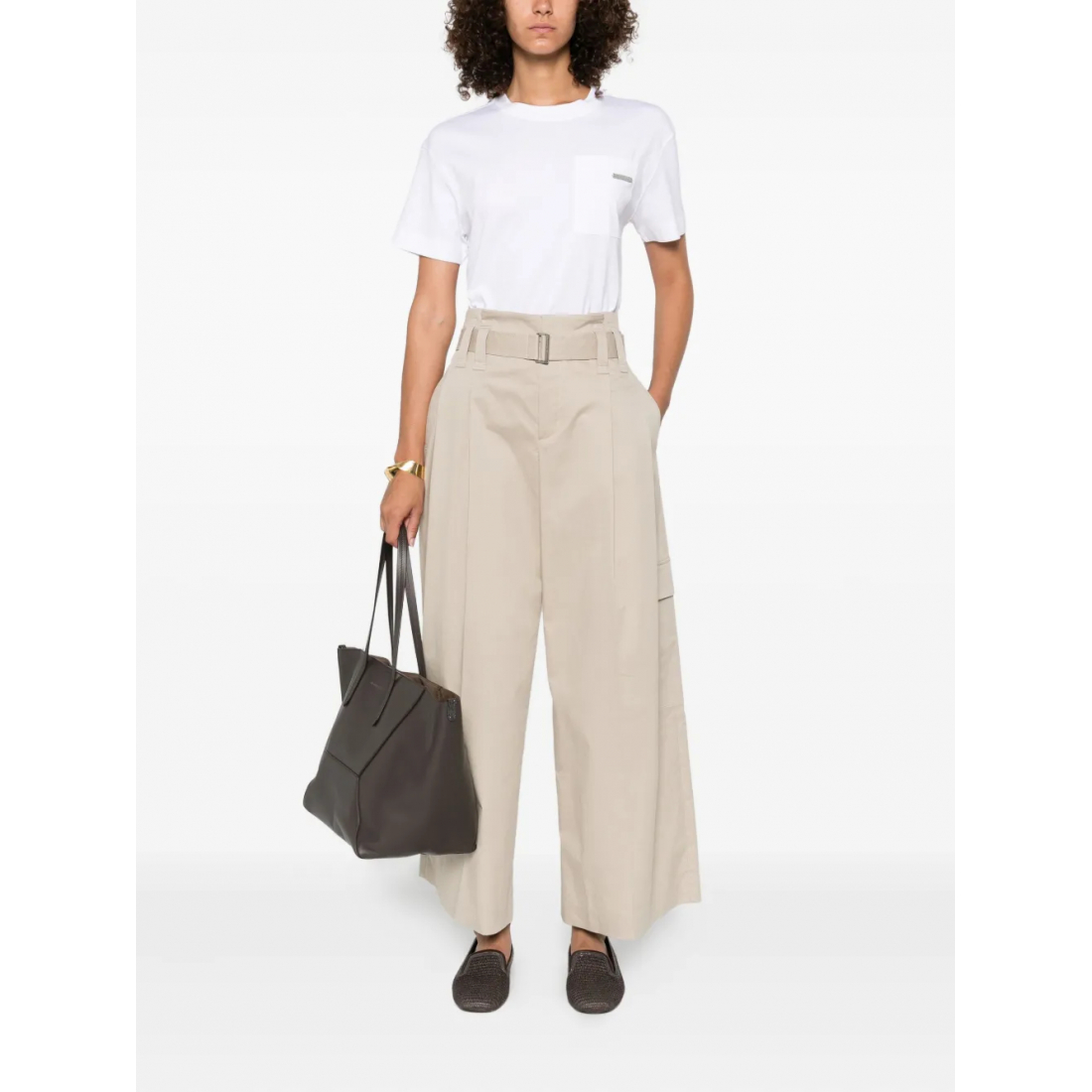 T-shirt 'Pocket-Detail' pour Femmes