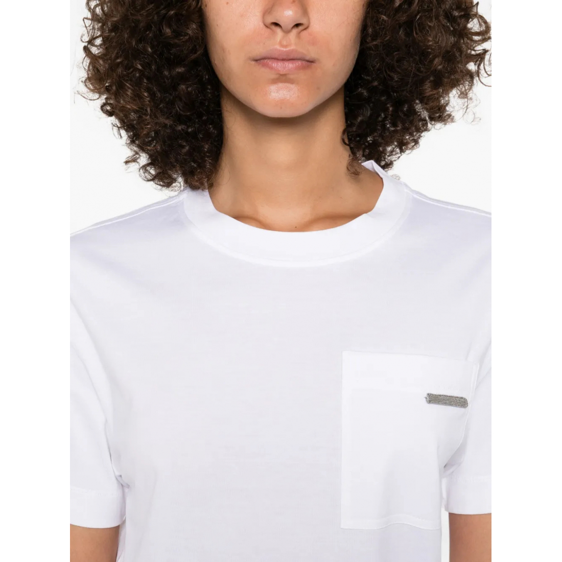 T-shirt 'Pocket-Detail' pour Femmes