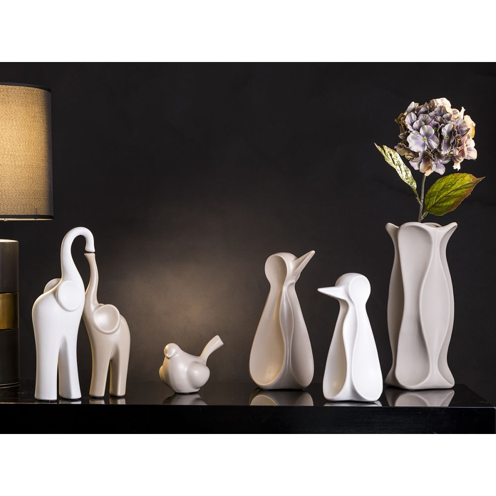 'Penguin Oasis Large' Sculpture - 13 cm