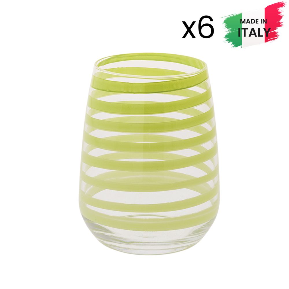 'Malva' Water Glass Set - 350 ml, 6 Pieces