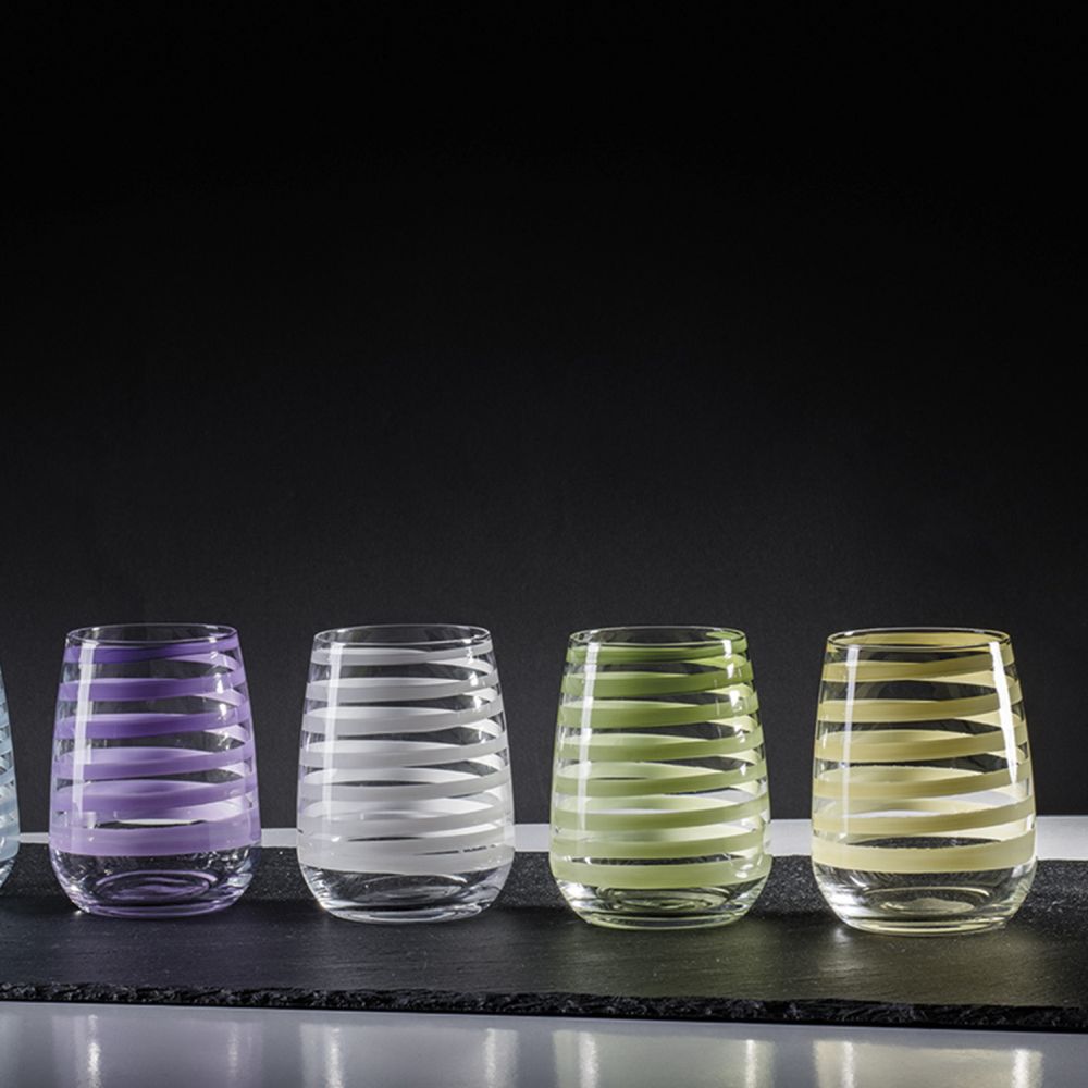 'Malva' Water Glass Set - 350 ml, 6 Pieces