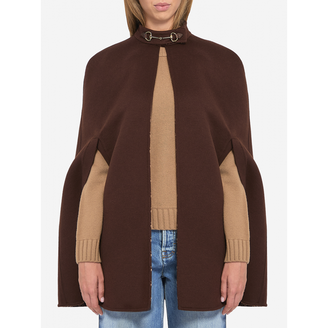 Cape 'With Iconic Horsebit' pour Femmes