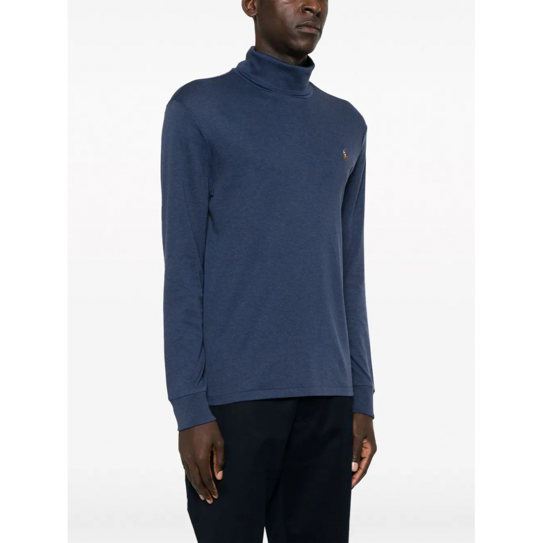 'Logo-Embroidered' Rollkragenpullover für Herren