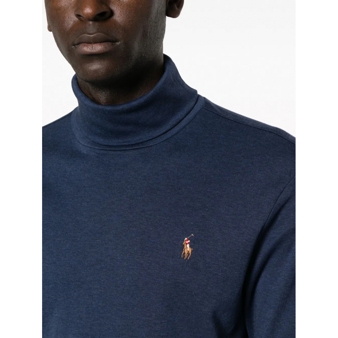 'Logo-Embroidered' Rollkragenpullover für Herren