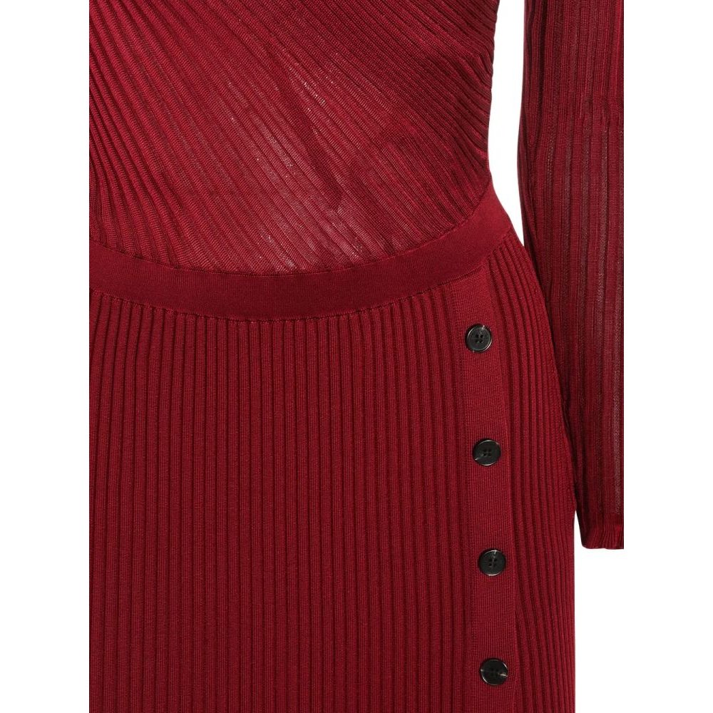 Robe à manches longues 'Ribbed' pour Femmes