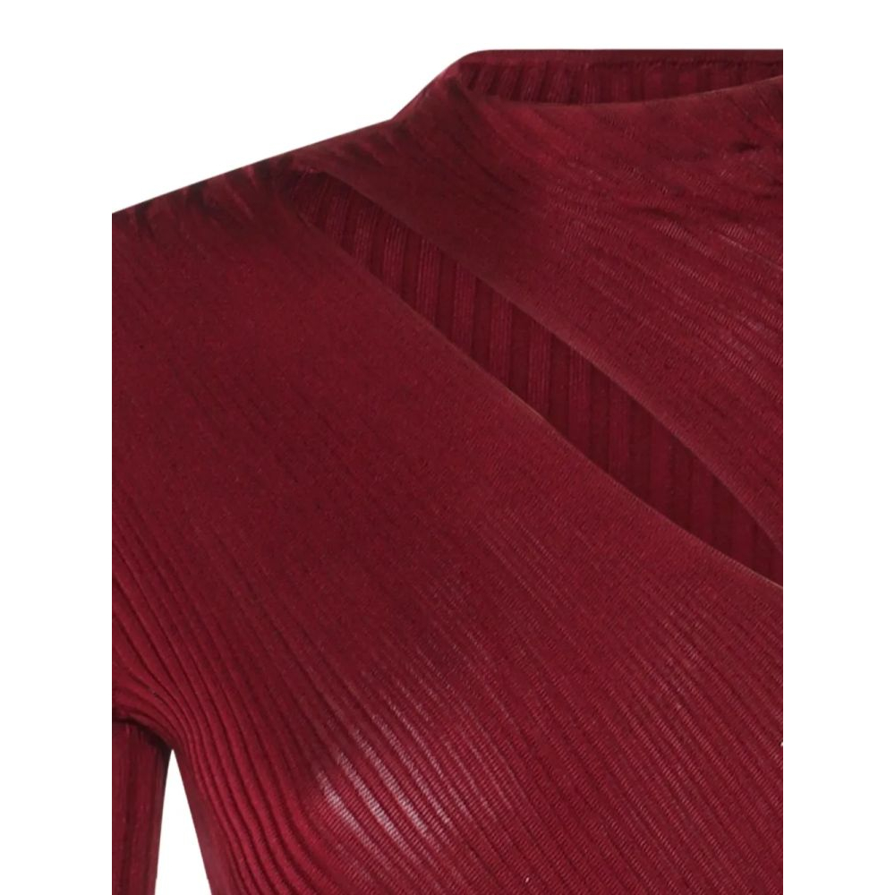 Robe à manches longues 'Ribbed' pour Femmes