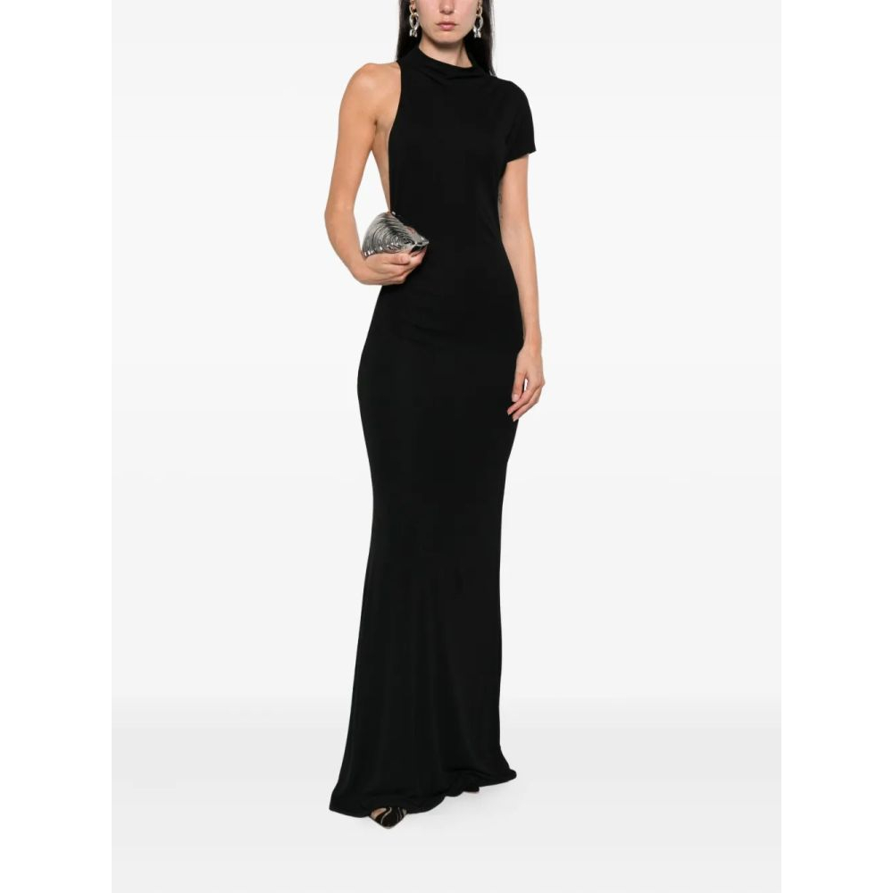 Women's 'High-Neck Cut-Out' Maxi Dress